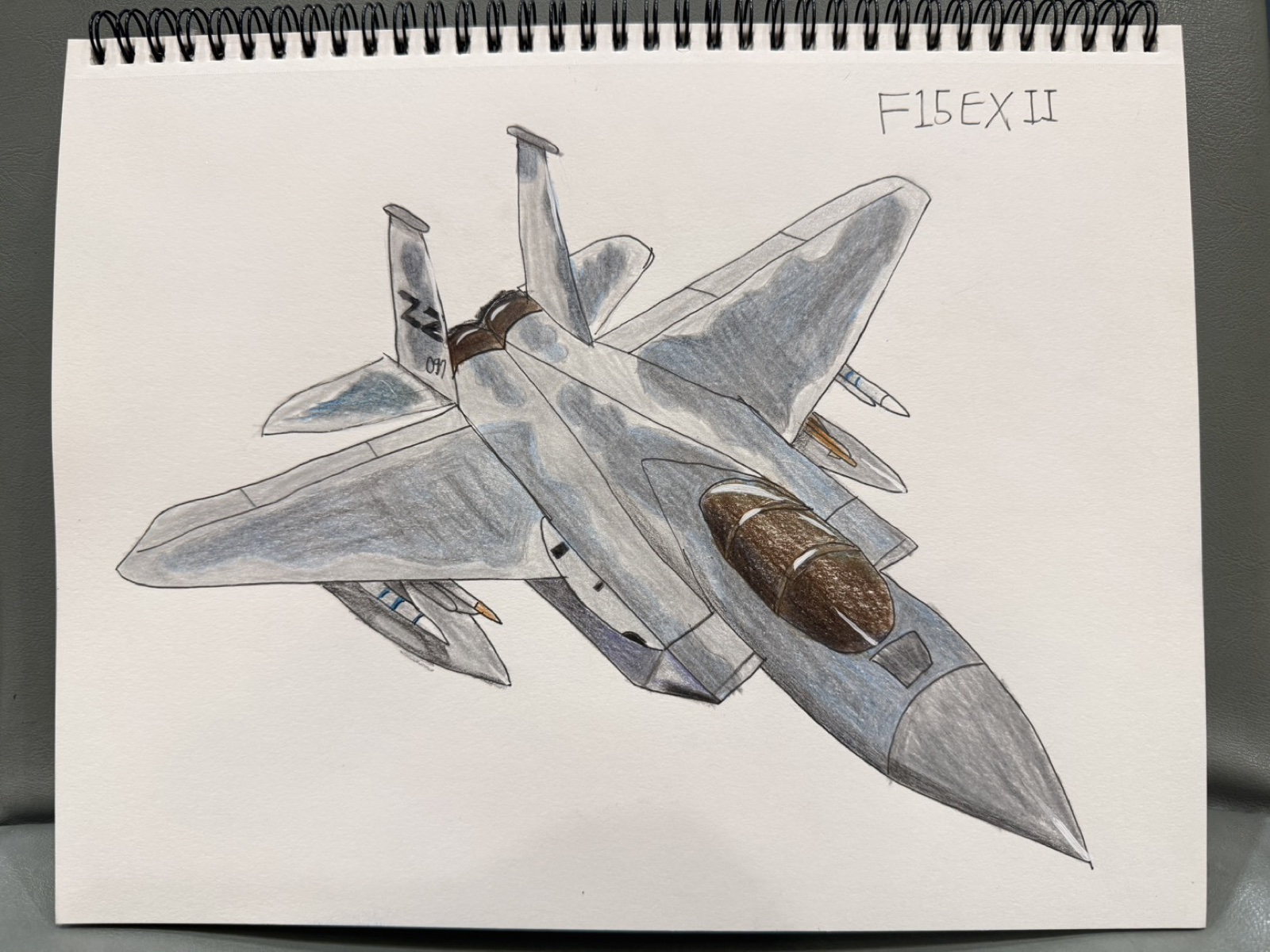 Sean’s hand-drawn F-15EX II